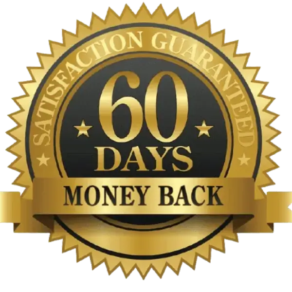 ViriFlow 60-day money-back guarantee badge